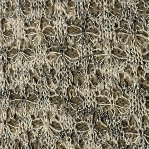 World Market One Size Kimono Cardigan Poncho Duster L XL 1X 2X 3X Pockets Taupe - Picture 10 of 12